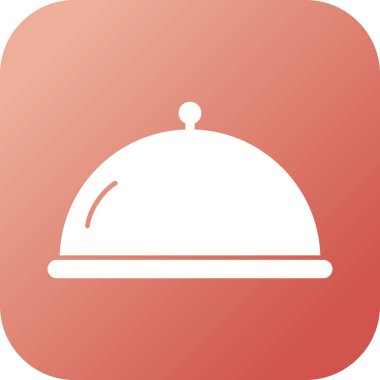 Eşsiz Kaplanmış Gıda Vektörü Şekil Simgesi