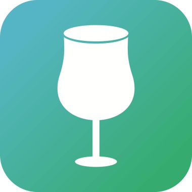 Eşsiz Kokteyl Vektörü Kabartma Simgesi