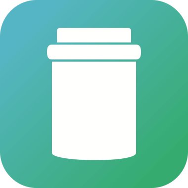 Benzersiz Reçel Şişe Vektörü Kabartma Simgesi