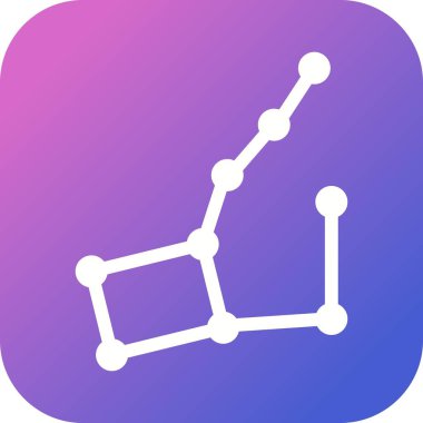 Eşsiz Takımyıldızı Vektör Kabartma Simgesi