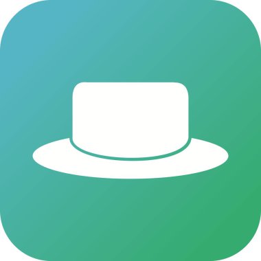 Eşsiz Şapka Vektörü Kabartma Simgesi