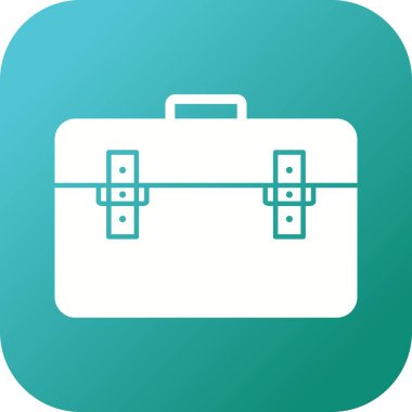 Eşsiz Evrak Çantası Vektör Kabartma Simgesi