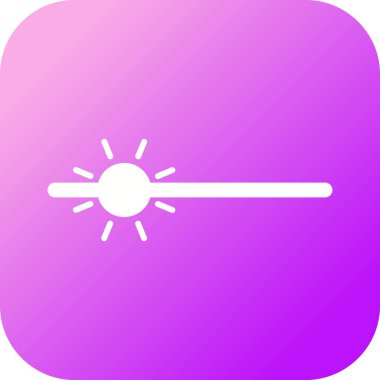 Eşsiz Parlaklık Vektör Kabartma Simgesi