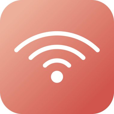 Eşsiz Wiifi Vektör Kabartma Simgesi