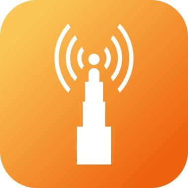 Benzersiz I Beacon Vektör Kabartma Simgesi