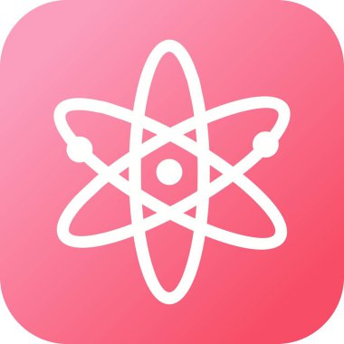 Benzersiz Atom Yapısı II Vektör Kabartma Simgesi