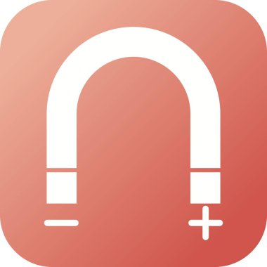 Benzersiz Manyetik Vektör Kabartma Simgesi