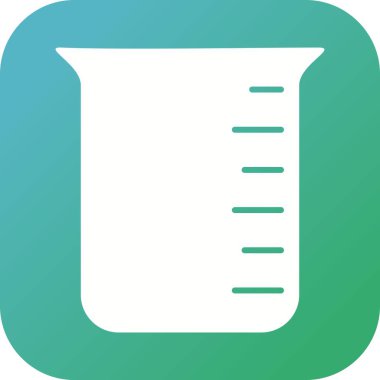 Eşsiz Ölçüm Kimyasal Vektör Kabartma Simgesi