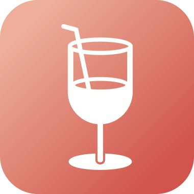 Eşsiz Meyve Suyu Vektörü Kabartma Simgesi