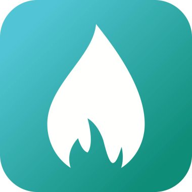 Benzersiz Mum Vektörü Kabartma Simgesi