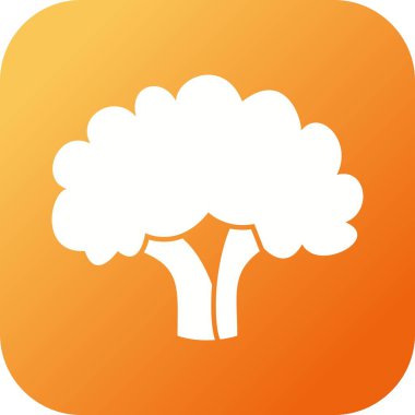 Eşsiz Karnabahar Vektör Kabartma Simgesi