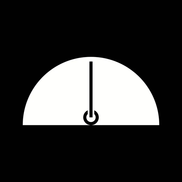 Icône Glyphe Vectoriel Limite Unique — Image vectorielle