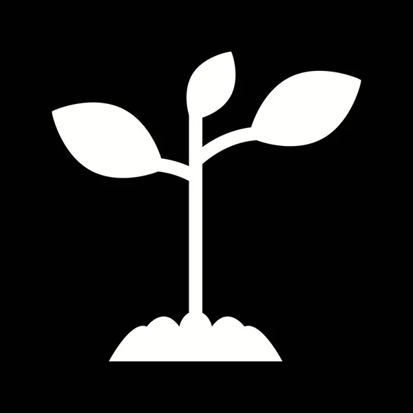 Jedinečná Ikona Vektorové Čáry Rostlin — Stockový vektor
