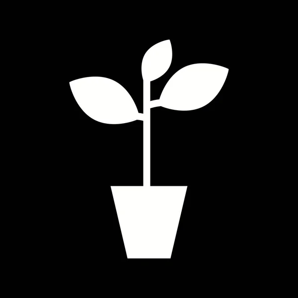 Eşsiz Bitki Vektörü Kabartma Simgesi — Stok Vektör