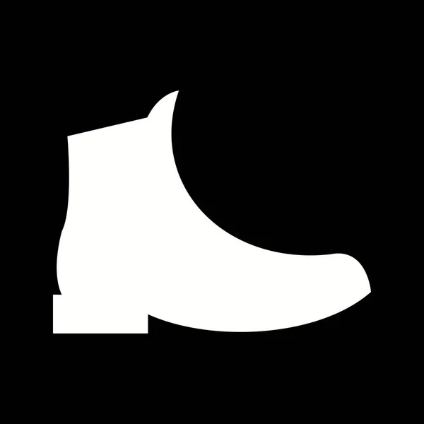 Einzigartige Stiefel Vector Glyph Icon — Stockvektor