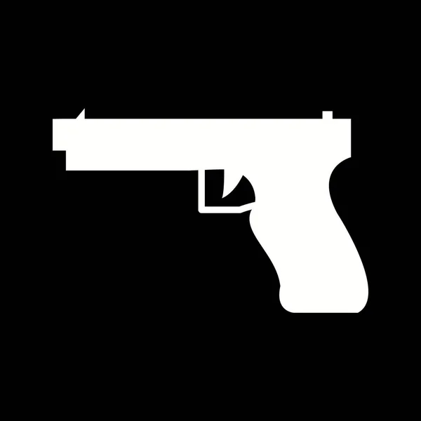 Glyphe Vectoriel Arme Unique — Image vectorielle