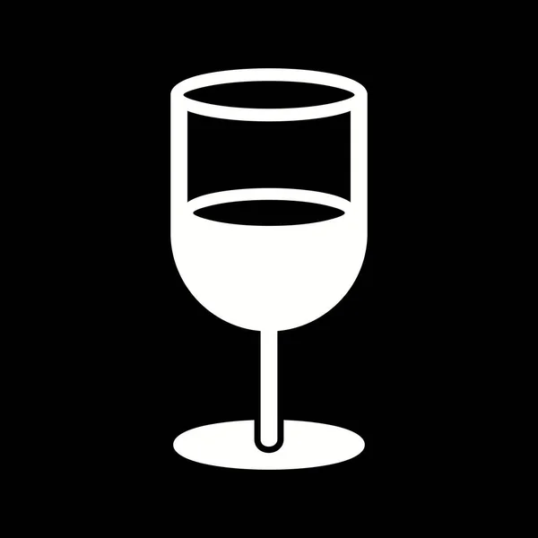 Icono Glifo Vector Bebida Suave Único — Archivo Imágenes Vectoriales