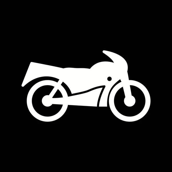 Einzigartiges Fahrrad Vector Glyph Icon — Stockvektor