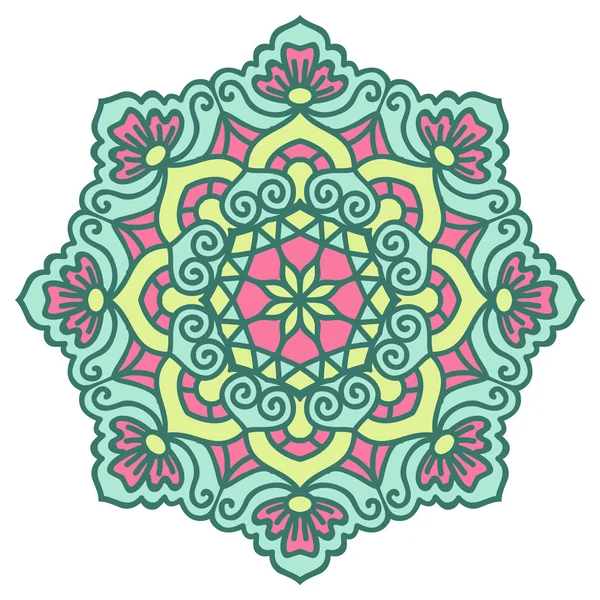 Mandala. Vektor ethnischen orientalischen Kreis Ornament. — Stockvektor