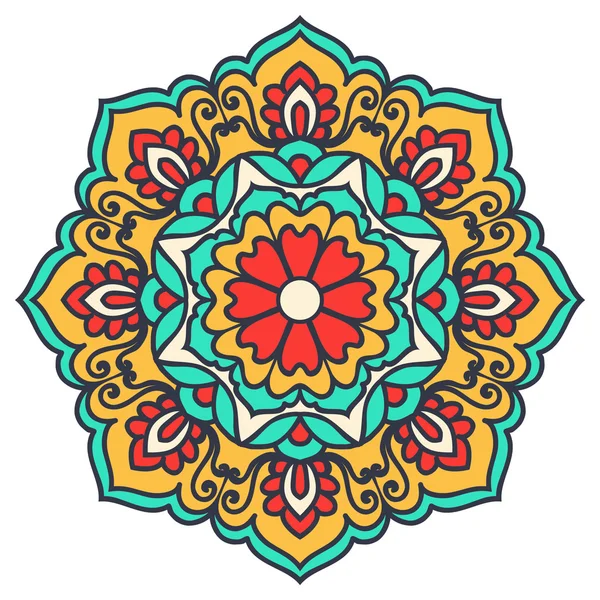 Mandala. Vektor ethnischen orientalischen Kreis Ornament. — Stockvektor