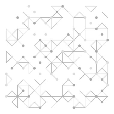 soyut hatları desenini