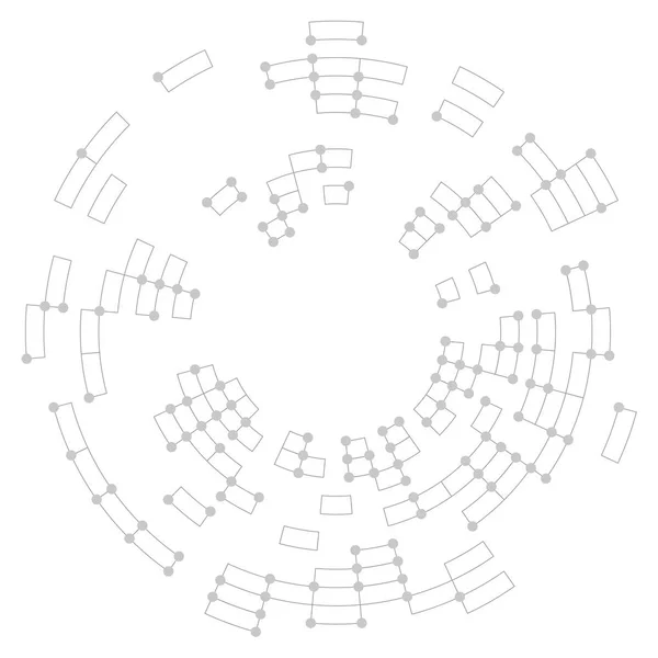 Lignes et points abstraits — Image vectorielle