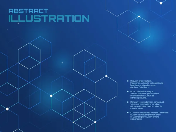 Illustrazione astratta del vettore — Vettoriale Stock