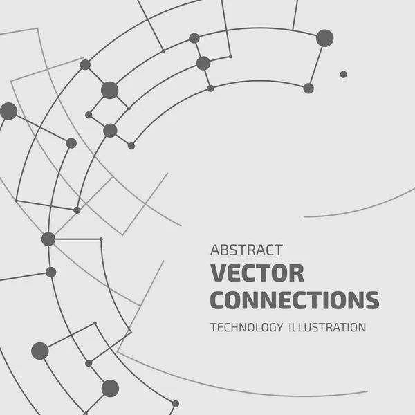 Abstrakte Kreislinien — Stockvektor