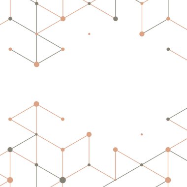  Modern teknoloji illüstrasyon kare fileli