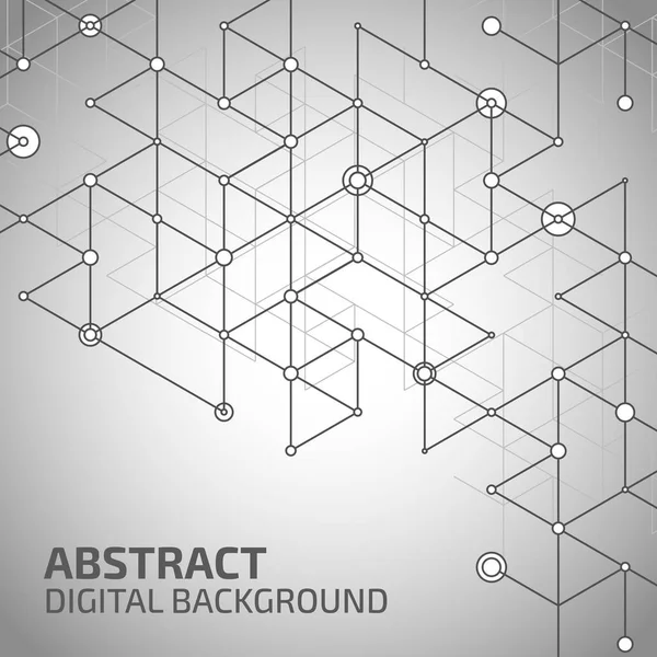 Fond numérique abstrait — Image vectorielle
