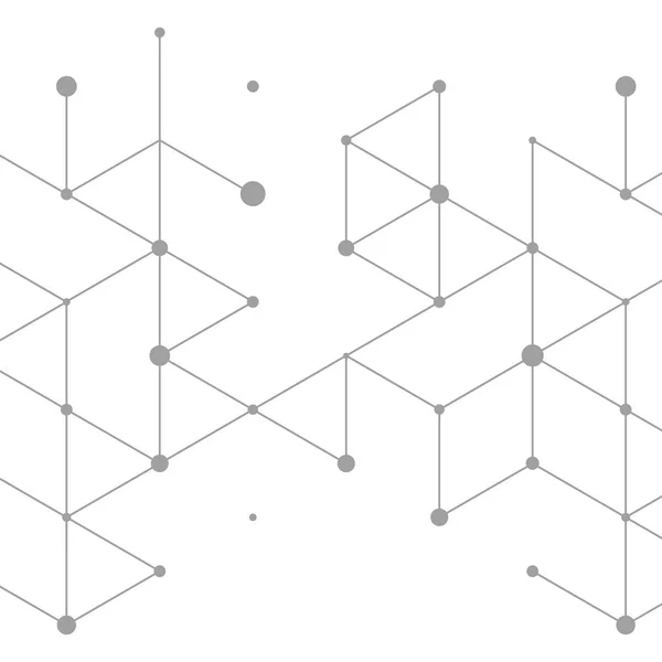 Εικονογράφηση της σύγχρονης τεχνολογίας με τετράγωνο πλέγμα — Διανυσματικό Αρχείο