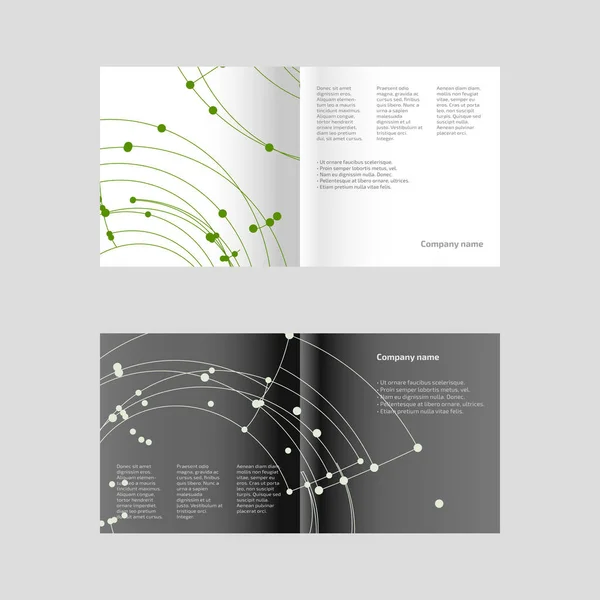 Modèle de brochure vectorielle — Image vectorielle