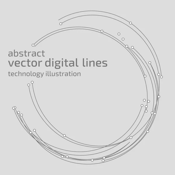 Abstrakte Vektorlinien — Stockvektor