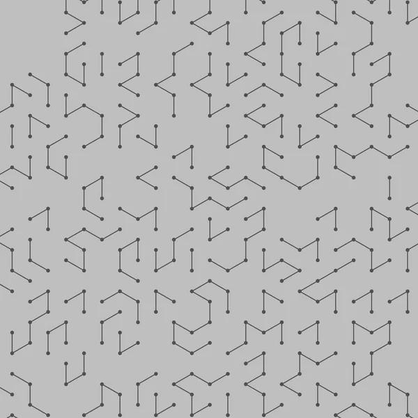 立方体細胞を用いたベクトル抽象的背景。正方形のメッシュと近代的な技術のイラスト。線と点を含むデジタル幾何学的抽象化. — ストックベクタ
