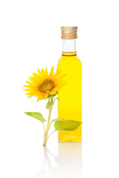 Aceite de girasol aislado . — Foto de Stock