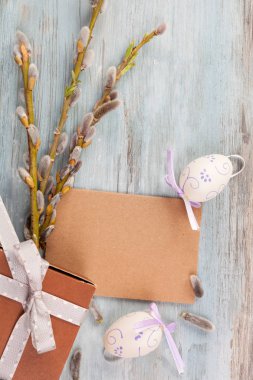 Geleneksel Paskalya arka plan ile boşaltmak.