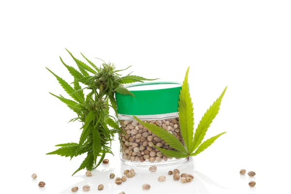 Medicine cannabis seeds — Stock Photo, Image