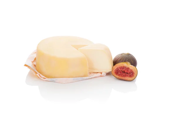 Delicious cheese with figs. — Stock Photo, Image