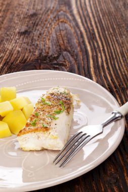 Taze sağlıklı fileto balık