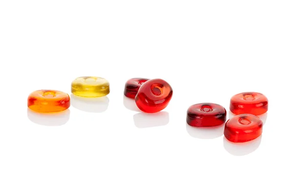 Colorful hard sugar candies — Stock Photo, Image