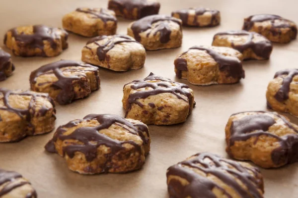 Lezzetli çikolatalı kurabiyeler — Stok fotoğraf