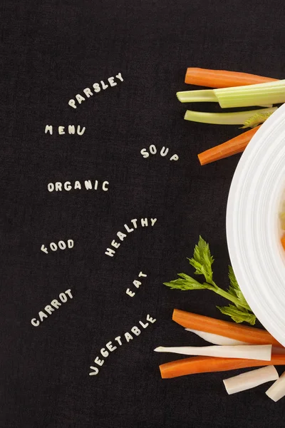 Sopa de legumes frescos — Fotografia de Stock