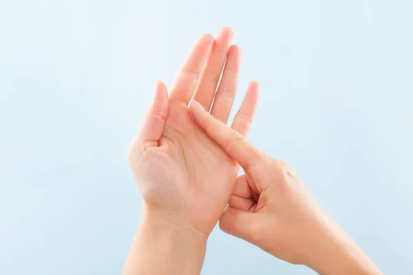 BSL Fingerspelling letter A . — Stock Photo, Image