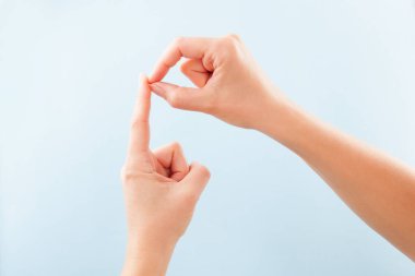 BSL Fingerspelling alfabesi.
