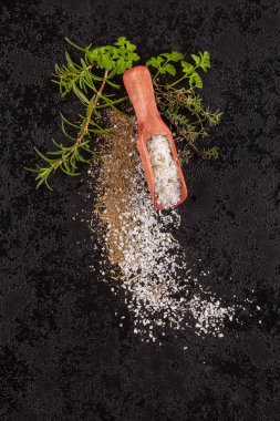 Bitkisel deniz tuzu.