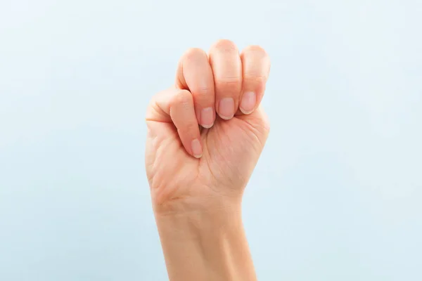 American sign language M. — Stock Photo, Image