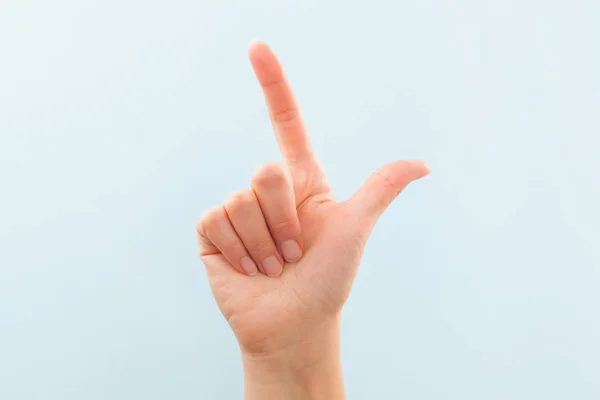 American sign language L. — Stock Photo, Image