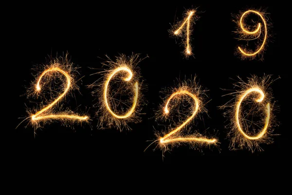 快乐的新年2020. — 图库照片