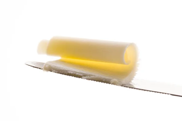 Butter Curl Freshly rolled-up butter swirl. — Stock Photo, Image