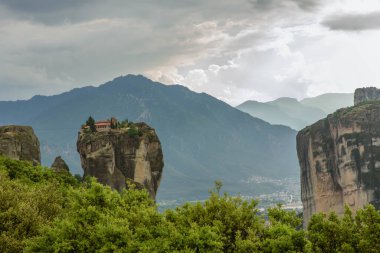 Güzel dağ manzarası Yunanistan Meteora